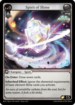 Spirit of Slime (001) - Silvie Slime Sovereign Re Collection Lite