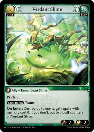 Verdant Slime (033) - Silvie Slime Sovereign Re Collection Lite