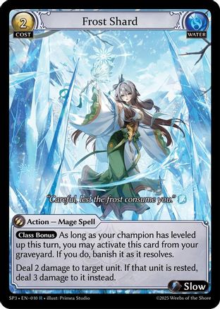 Frost Shard (010) - Supporter Pack 3 Foil