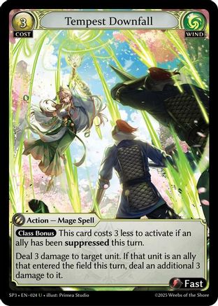Tempest Downfall (024) - Supporter Pack 3 Foil