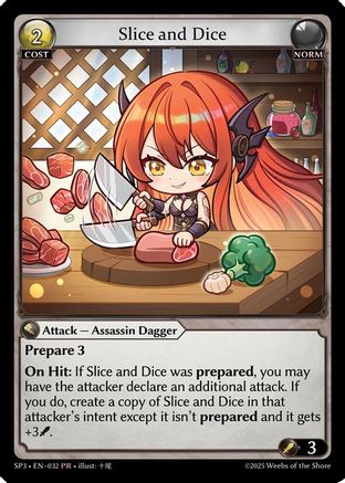 Slice and Dice (032) (032) - Promotional Cards Foil