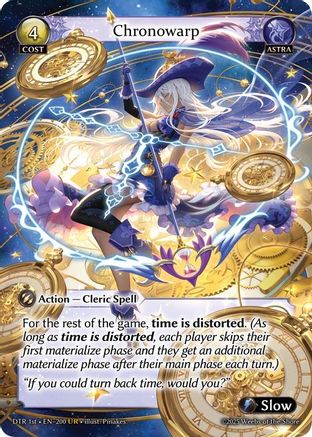 Chronowarp (200) - Distorted Reflections Foil - The Grand Archivist