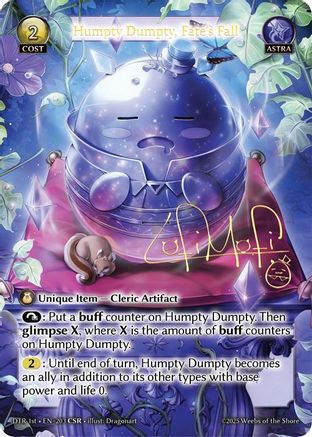 Humpty Dumpty, Fate's Fall (CSR) (203) - Distorted Reflections Foil - The Grand Archivist