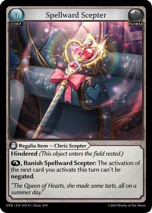 Spellward Scepter (019) - Distorted Reflections Foil - The Grand Archivist
