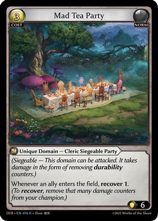 Mad Tea Party (076) - Distorted Reflections Foil - The Grand Archivist