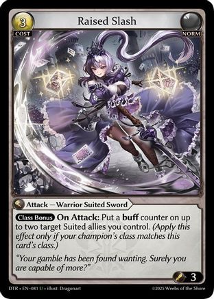 Raised Slash (081) - Distorted Reflections Foil - The Grand Archivist