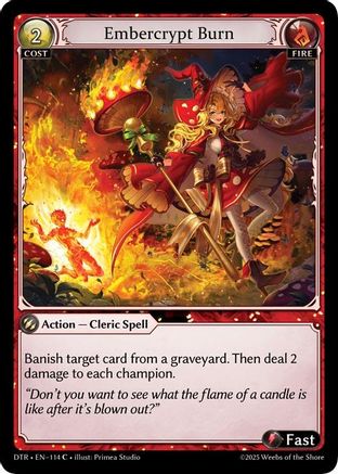 Embercrypt Burn (114) - Distorted Reflections Foil