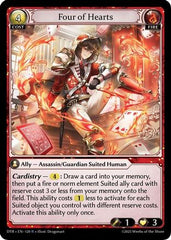 Four of Hearts (120) - Distorted Reflections Foil