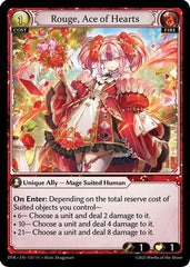 Rouge, Ace of Hearts (133) - Distorted Reflections Foil - The Grand Archivist