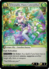 Chrysalis, Hazy Caterpillar (174) - Distorted Reflections Foil - The Grand Archivist