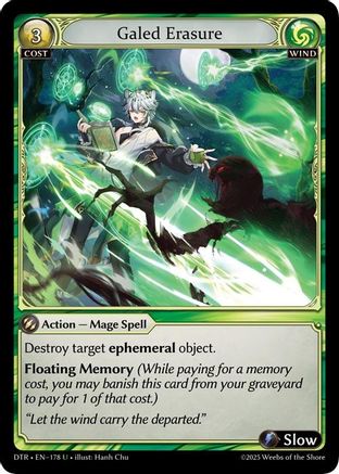 Galed Erasure (178) - Distorted Reflections Foil - The Grand Archivist