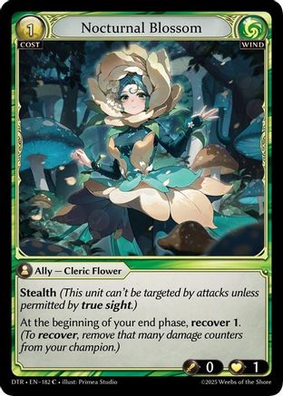 Nocturnal Blossom (182) - Distorted Reflections