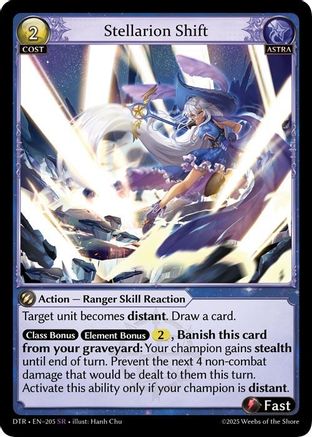 Stellarion Shift (205) - Distorted Reflections Foil