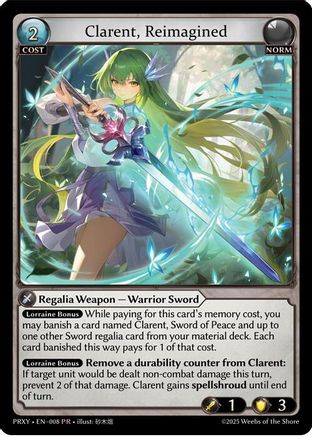 Clarent, Reimagined (008) - Proxias Vault