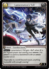 Lamentation's Toll (110) - Promotional Cards Foil