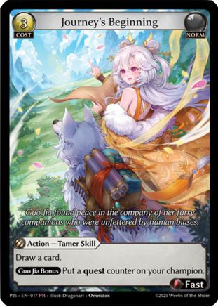 Journey's Beginning (017) (017) - Promotional Cards