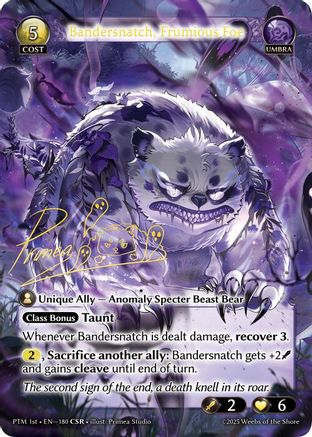 Bandersnatch, Frumious Foe (CSR) (180) - Phantom Monarchs Foil