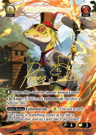 Bill, Chimney Sweep (CSR) (078) - Phantom Monarchs Foil