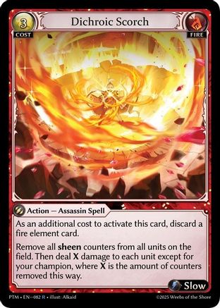 Dichroic Scorch (082) - Phantom Monarchs Foil
