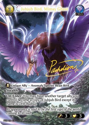 Jubjub Bird, Mimsy Ghast (CSR) (174) - Phantom Monarchs Foil