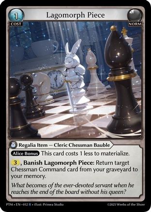 Lagomorph Piece (012) - Phantom Monarchs Foil