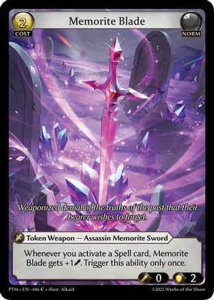 Memorite Blade (046) - Phantom Monarchs
