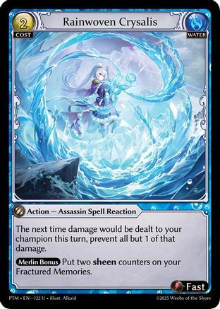 Rainwoven Crysalis (122) - Phantom Monarchs Foil
