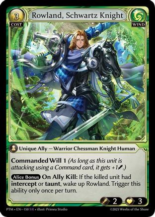 Rowland, Schwartz Knight (150) - Phantom Monarchs
