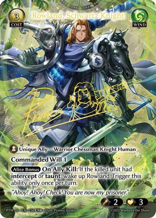 Rowland, Schwartz Knight (CSR) (150) - Phantom Monarchs Foil