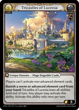 Tricastles of Lucenia (071) - Phantom Monarchs Foil