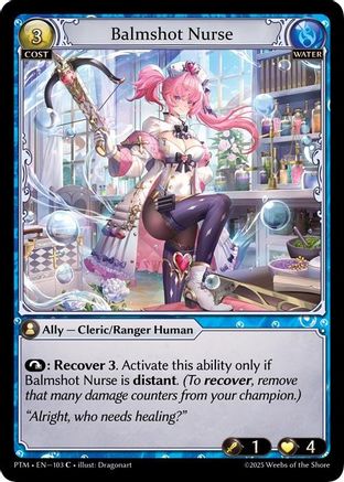 Balmshot Nurse (Curio Foil) (103) - Phantom Monarchs Foil