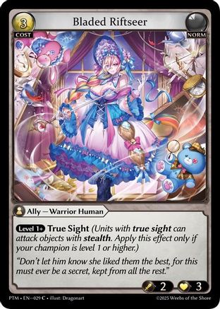 Bladed Riftseer (Curio Foil) (029) - Phantom Monarchs