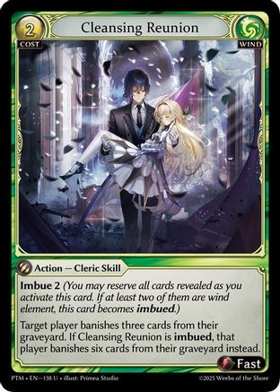 Cleansing Reunion (Curio Foil) (138) - Phantom Monarchs Foil