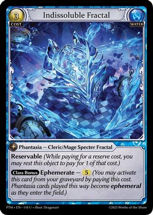Indissoluble Fractal (Curio Foil) (118) - Phantom Monarchs Foil
