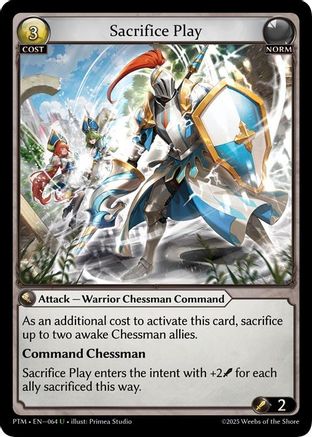 Sacrifice Play (Curio Foil) (064) - Phantom Monarchs Foil