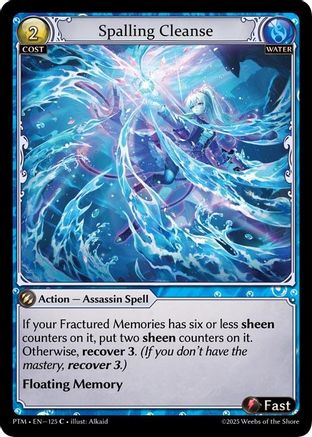 Spalling Cleanse (Curio Foil) (125) - Phantom Monarchs Foil