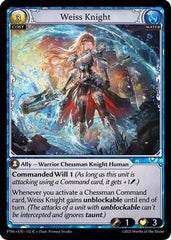 Weiss Knight (Curio Foil) (132) - Phantom Monarchs Foil