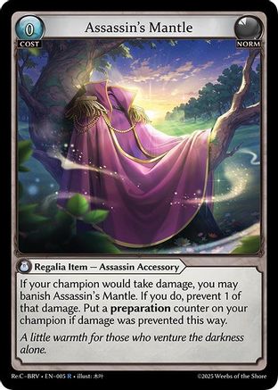 Assassin's Mantle (005) - Merlin Re Collection Brilliant Vestige