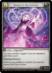Return to the Archive (027) - Merlin Re Collection Brilliant Vestige