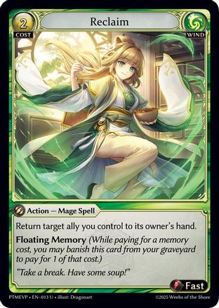 Reclaim (013) - Phantom Monarchs Event Pack Foil