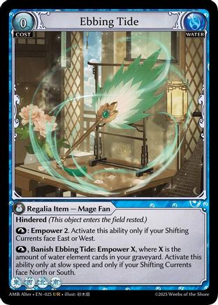 Ebbing Tide (025) - Mortal Ambition Alter Edition
