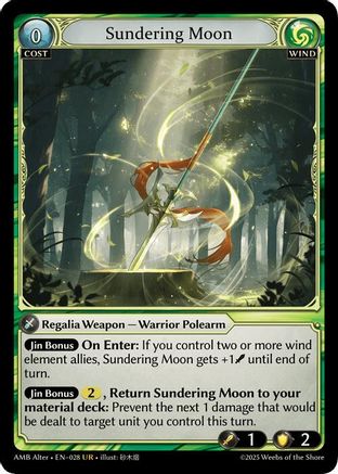 Sundering Moon (028) - Mortal Ambition Alter Edition Foil