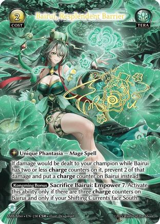 Bairui, Resplendent Barrier (CSR) (230) - Mortal Ambition Alter Edition Foil