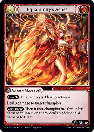 Equanimity's Ashes (232) - Mortal Ambition Alter Edition
