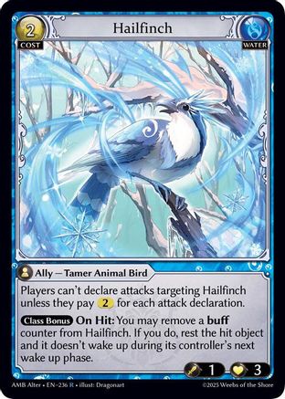 Hailfinch (236) - Mortal Ambition Alter Edition