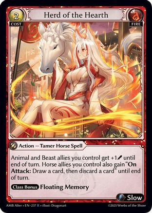 Herd of the Hearth (237) - Mortal Ambition Alter Edition Foil