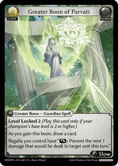 Greater Boon of Parvati (069) - Radiant Origins Pantheon