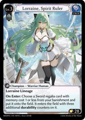 Lorraine, Spirit Ruler (Extended Art) (009) - Radiant Origins Pantheon Foil