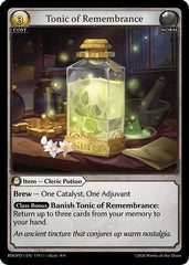 Tonic of Remembrance (119) - Radiant Origins Pantheon