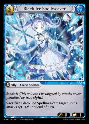 Black Ice Spellweaver (208) - Radiant Origins Foil